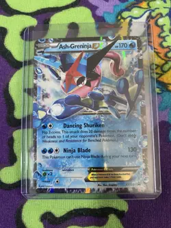 Ash-Greninja EX Holo XY133 Black Star Promo Pokemon TCG - Image 1