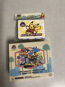 Pokemon World Championships 2025 Anaheim Damage Counter Dice Set & Box Set New - Image 1