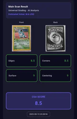 Carte Pokemon Nidoqueen 7/64 HOLO Set Jungle Edition 1 FR CGA Grading 8,5/10 - Image 2