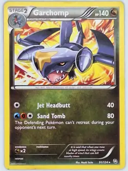 Garchomp 91/124 Pokemon - Black and White Dragons Exalted MP - Image 1