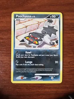 Pokemon Platinum - 86/127 POOCHYENA, Regular Common - Image 1