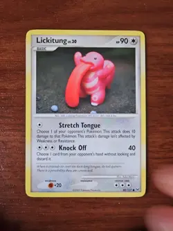 Pokemon Platinum - 80/127 LICKITUNG, Regular Common - Image 1