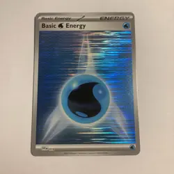 Pokemon - SVE019 - Basic Water Energy - Holo - White Flare/Black Bolt - 24HR P&P - Image 1