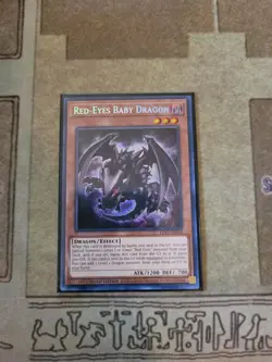 YUGIOH RED-EYES BABY DRAGON LDS1-EN010 SECRET LIMITED ED NM - Image 1