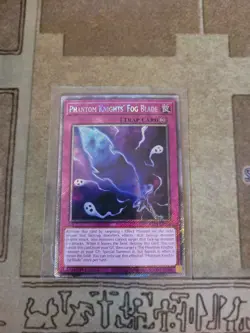 YUGIOH PHANTOM KNIGHTS FOG BLADE RA04-EN264 PLATINUM 1ST ED NM - Image 1