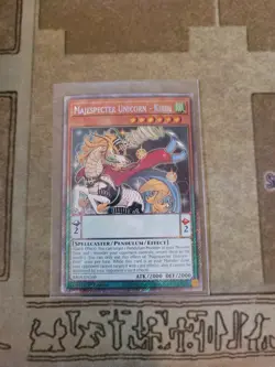 YUGIOH MAJESPECTER UNICORN KIRIN RA04-EN260 PLATINUM 1ST ED NM - Image 1