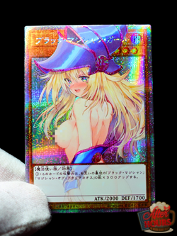 Dark Magician Girl Uncensored Yugioh Waifu Alt Art Holo Secret Rare Sexy Custom - Image 1