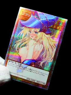 Dark Magician Girl Uncensored Yugioh Waifu Alt Art Holo Secret Rare Sexy Custom - Image 5
