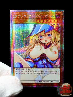 Dark Magician Girl Uncensored Yugioh Waifu Alt Art Holo Secret Rare Sexy Custom - Image 1