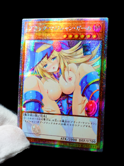 Dark Magician Girl Uncensored Yugioh Waifu Alt Art Holo Secret Rare Sexy Custom - Image 3