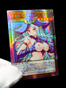 Chocolate Magician Girl Uncensored Yugioh Waifu Alt Art Secret Rare Sexy Custom - Image 3