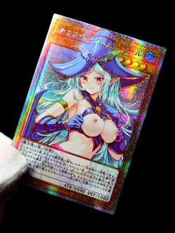 Chocolate Magician Girl Uncensored Yugioh Waifu Alt Art Secret Rare Sexy Custom - Image 5