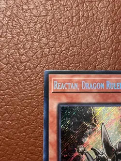 Yugioh Reactan, Dragon Ruler of Pebbles BLMM-EN121 Secret Rare 1st Ed Near Mint - Image 3
