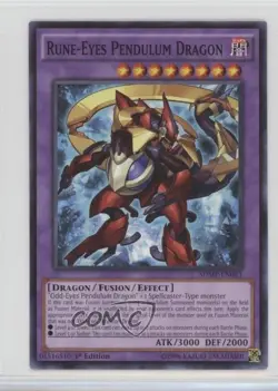 Rune-Eyes Pendulum Dragon 1st Ed. YuGiOh Master of Structure Deck #SDMP-EN043 - Image 1