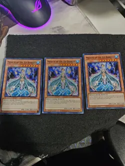 x3 Medium of the Ice Barrier HAC1-EN034 Common YuGiOh - Image 1