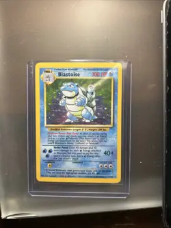 Blastoise 1st Edition Holo Rare Base Set 1999 Pokemon Card 2/102 - Image 3