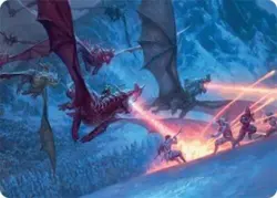 Dragonback Assault Art Card (22/54) [Tarkir: Dragonstorm Art Series] - Image 1