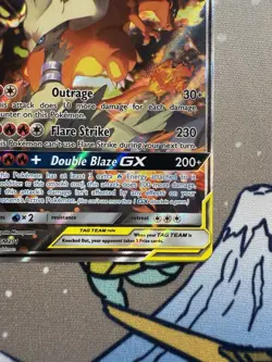 Reshiram & Charizard GX SM201 Sun & Moon Tag Team Alt Art Promo Card NM - Image 5