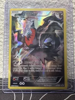Pokemon Card Darkrai Basic Holo Rare XY Promo XY114 - Image 1