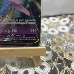 Espeon v SWSH201 Ultra Rare Holo Black Star Promo Pokemon Card - Image 5