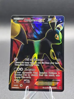 Pokemon Umbreon EX TCG Full Art Holo Rare Card 119/124 Fates Collide - Image 1