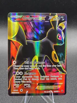 Pokemon Umbreon EX TCG Full Art Holo Rare Card 119/124 Fates Collide - Image 3
