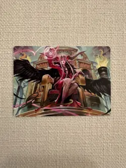 Sorceress's Schemes Gold Stamp Art Series 9/53 Final Fantasy MTG NM - Image 1