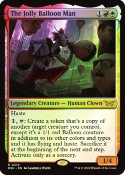 * THE JOLLY BALLOON MAN * FOIL * DUSKMOURN * NM * MTG * - Image 1