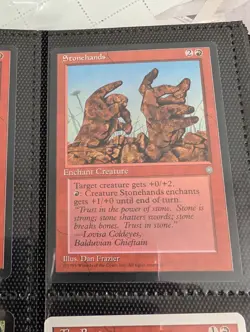 Magic the Gathering MTG Stonehands (219) Ice Age NM (G) - Image 1