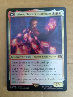 MTG Joshua, Phoenix's Dominant / Phoenix, Warden of Fire Foil Final Fantasy MINT - Image 1