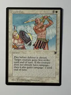 Rapid Fire - Legends LP Vintage MTG Magic - Image 1
