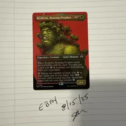 MTG Magic The Gathering Rosheen, Roaring Prophet Foil Borderless Commander - Image 1