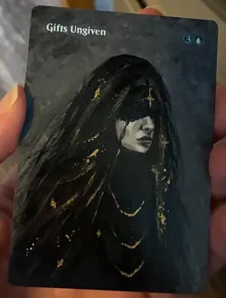 Hand-painted MTG alter | Gifts Ungiven | textless NOX altered art - Image 3