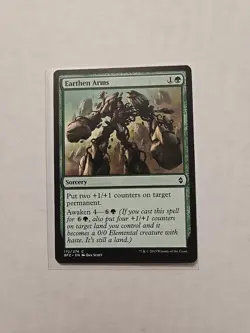 Earthen Arms - Battle for Zendikar - MP - MTG Magic - Common - Sorcery - Image 1