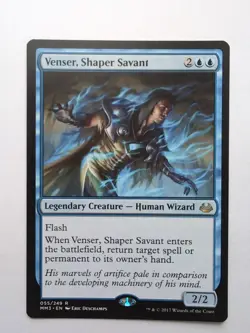 MTG Venser, Shaper Savant (MM3) Modern Masters 2017 Regular Rare 055/249 - Image 1