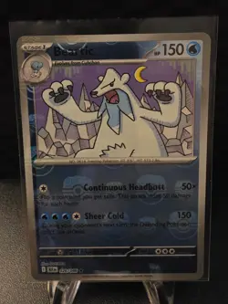 Beartic MASTER BALL Holo BLK EN 026/086 Black Bolt Pokemon Pack Fresh English - Image 1
