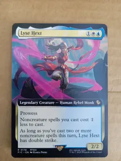 Magic MTG Final Fantasy Lyse Hext #0178 Borderless Extended Art MINT PACK FRESH! - Image 1
