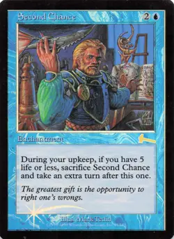 MTG - Second Chance (Foil) - Urza's Legacy - Image 1