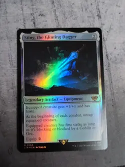 Sting, the Glinting Dagger FOIL 250 MTG Lord of the Rings (LTR) Rare NM - Image 1