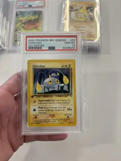 Chinchou PSA 10 1st Ed Neo Genesis #55 Pokemon - Image 1
