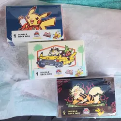Pokemon World Championships 2025 Anaheim All 3 Double Deck Box Bundle Sealed - Image 1