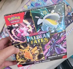 NEW Pokemon TCG Scarlet & Violet Paldean Fates Booster Bundle, Sealed - Image 1