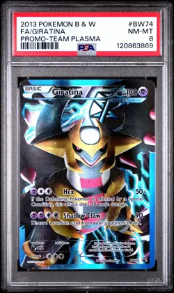 2013 POKEMON BLACK STAR PROMO GIRATINA #BW74 FULL ART PSA 8 NM #120863869 - Image 1