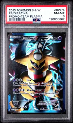 2013 POKEMON BLACK STAR PROMO GIRATINA #BW74 FULL ART PSA 8 NM #120863862 - Image 1