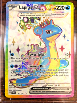 Lapras EX Full Art UR #158 - CGC PRISTINE 10 - 2024 SV Stellar Crown - Pokemon - Image 2