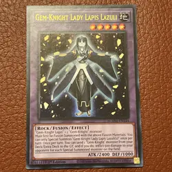 Gem-Knight Lady Lapis Lazuli - BLMM-EN144 - Ultra Rare - 1st Edition Yugioh NM - Image 1