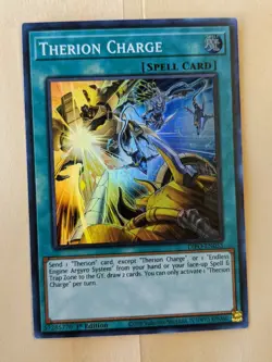 THERION CHARGE-YUGIOH-1ST EDITION SUPER RARE-DIFO-EN055 - Image 1