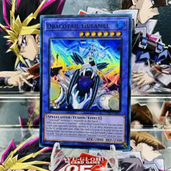 Yugioh Dracotail Gulamel JUSH-EN007 Super Rare 1st Ed Near Mint - Image 1