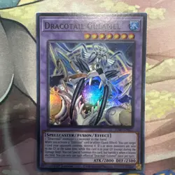 Yugioh Dracotail Gulamel JUSH-EN007 Super Rare 1st Ed Near Mint - Image 1