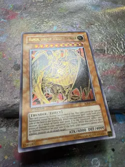 Yugioh SOI-EN002 Hamon, Lord Of Striking Thunder Ultimate Rare 1st Edition - Image 1